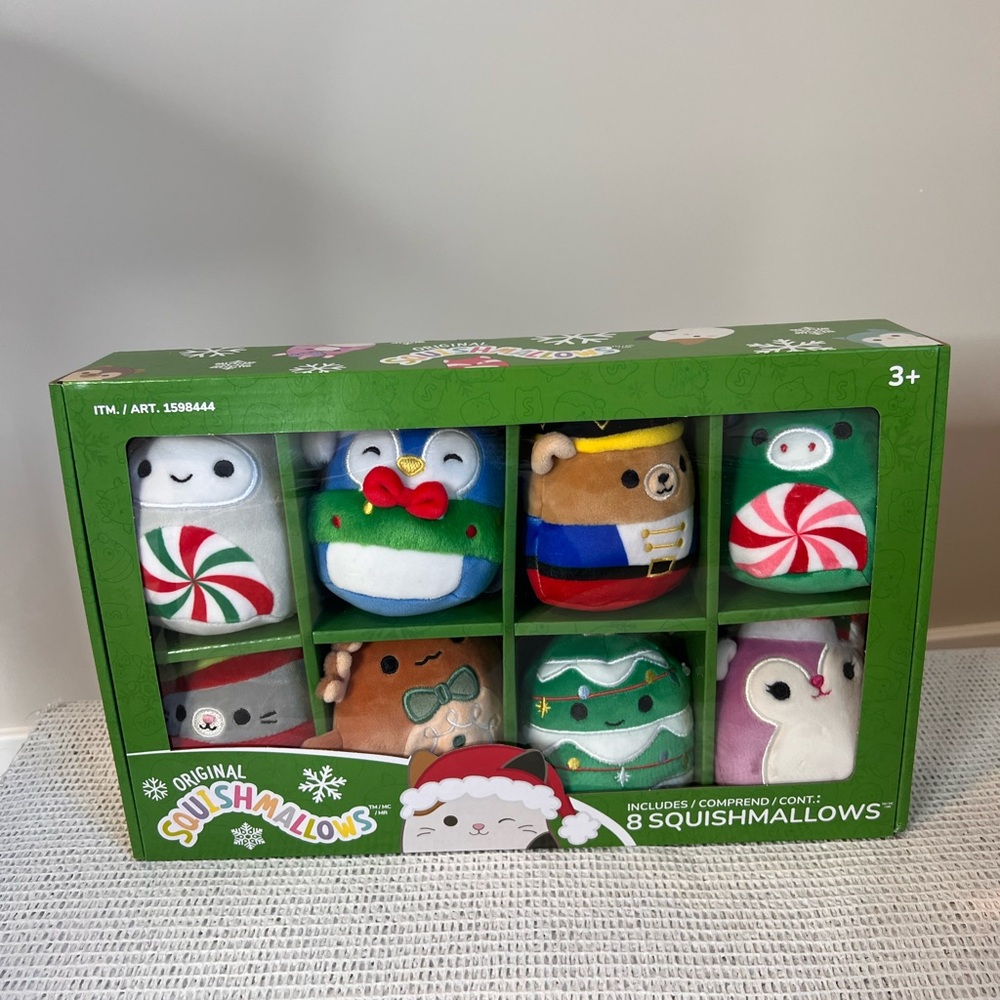 Costco exclusive!! Squishmallows Christmas set of 8